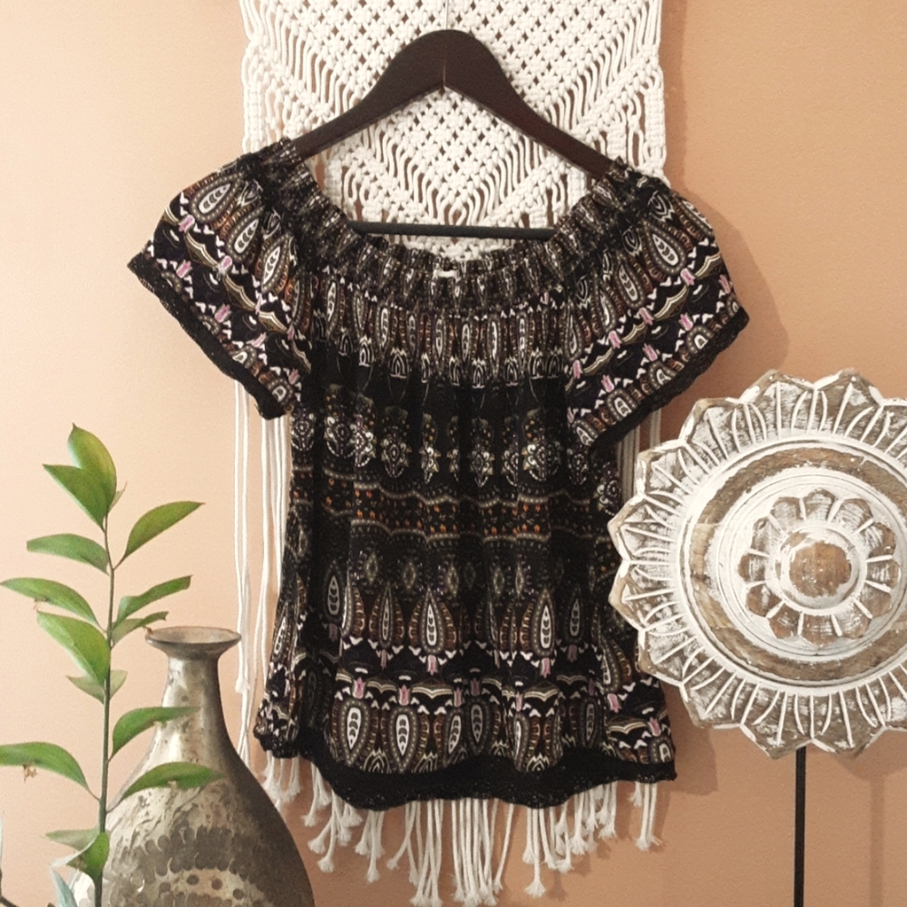 Flowy boho top